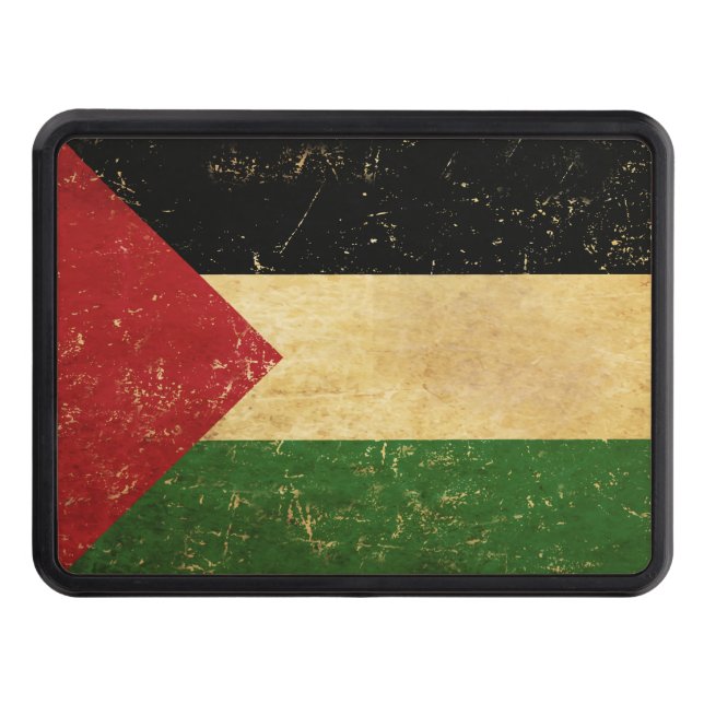 Cubierta de hitch de bandera palestina (Anverso)