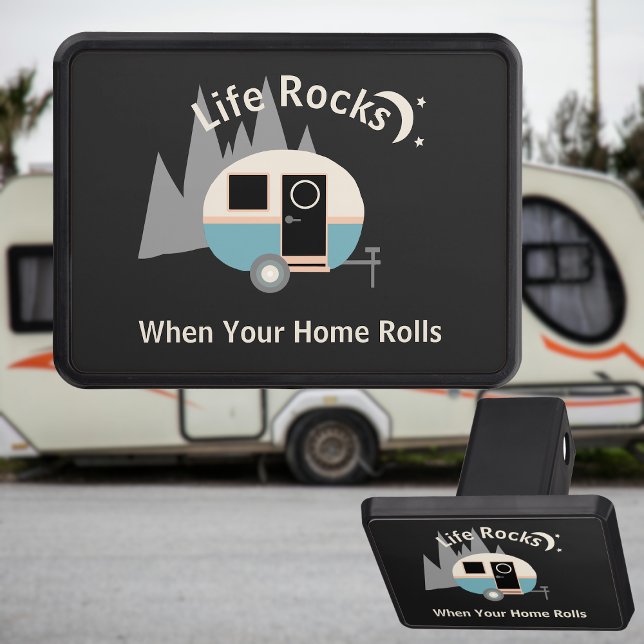 Cubierta de hitch del remolque retro de las rocas  (Subido por el creador)
