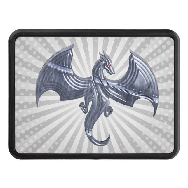 Cubierta de Hitch Floral Azul Dragon (Anverso)