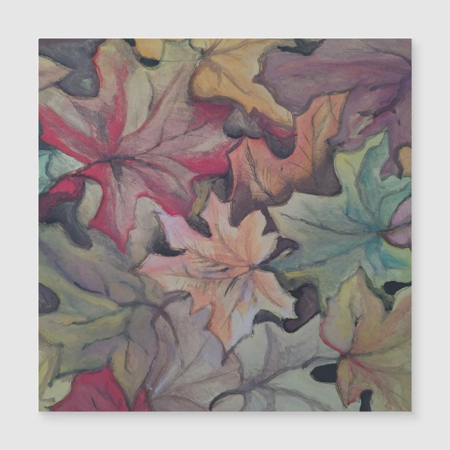 Cubierta de hojas de otoño (Anverso)