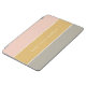 Cubierta De iPad Air Bloque de color Banda gris rosa de oro Monograma (Lateral)