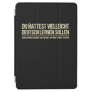 Cubierta De iPad Air Cita del orador alemán Deutschland