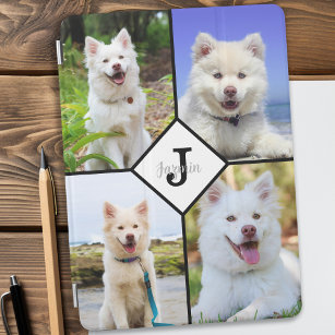 Cubierta De iPad Air Collage de fotos personalizado Mascota de perro Mo