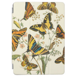 Cubierta De iPad Air Colorida reunión de mariposas y orugas