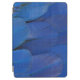 Cubierta De iPad Air Diseño azul de la pluma del Macaw del jacinto (Anverso)
