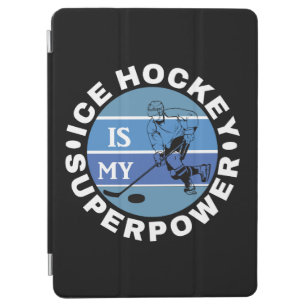 Cubierta De iPad Air El Hockey Sobre Hielo Es Mi Superpotencia