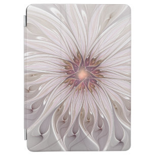 Cubierta De iPad Air Fantasía floral, resumen Flor pastel moderna