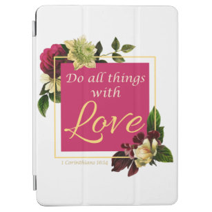 Cubierta De iPad Air Floral de mujeres de fe: Hacer todas las cosas con