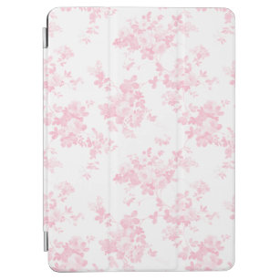Cubierta De iPad Air Floral elegante elegante del rosa en colores