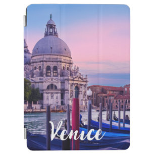 Cubierta De iPad Air Gran Canal con góndolas e iglesia en Venecia
