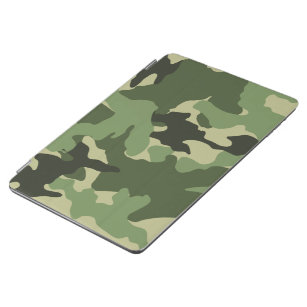 Cubierta De iPad Air Guay Green Camo Pattern Militar