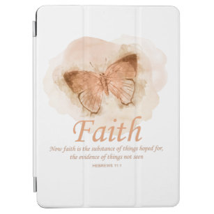 Cubierta De iPad Air La Biblia Cristiana Femenina Verse Butterfly:Fe