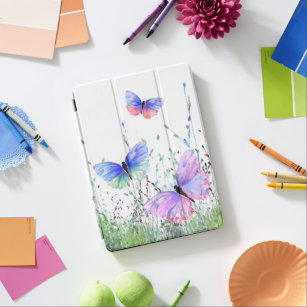 Cubierta De iPad Air Mariposas coloridas Volando la tapa de aire del iP