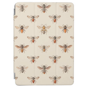 Cubierta De iPad Air Modelo del ilustracion de la abeja del vintage