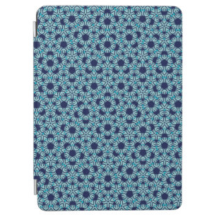Cubierta De iPad Air Motivo de mandala azul sin inconvenientes