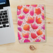 Naranja brillante alegre flor rosa