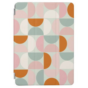 Cubierta De iPad Air Patrón de Naranja de Rubor verde sabio de mediados