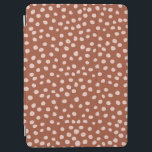 Cubierta De iPad Air Puntos de impresión animal Rust Terracotta Dalmati<br><div class="desc">Impresión animal - Puntos inspirados en color marrón / óxido / terracota dálmata.</div>