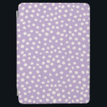 Cubierta De iPad Air Puntos púrpuras puntos de impresión de animales<br><div class="desc">Puntos de impresión de animales - Lugares dálmatas rubias.</div>