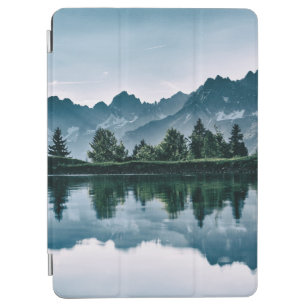 Cubierta De iPad Air Reflexión del bosque de la montaña