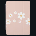 Cubierta De iPad Air Retro Daisy Dusty Pink<br><div class="desc">cubierta retro daisy polvorienta rosa para iPad.</div>