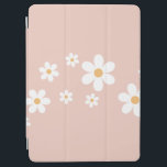 Cubierta De iPad Air Retro Daisy Dusty Pink<br><div class="desc">cubierta retro daisy polvorienta rosa para iPad.</div>