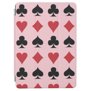 Cubierta De iPad Air Spade, diamond, heart & club, playing card pattern