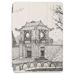 Cubierta De iPad Air Templo de la literatura Gate Hanoi Vietnam Pen Tin