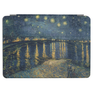 Cubierta De iPad Air Vincent van Gogh   Noche estrellada sobre el Ródan