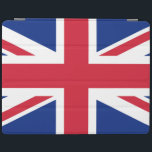Cubierta De iPad Bandera de la Unión del Reino Unido<br><div class="desc">El Sindicato, un tapiz tejido con hilos de historia, flauta orgullosamente, un símbolo de una nación forjada en unidad. Su historia comienza en 1606, cuando el rey James VI de Escocia ascendió al trono inglés como rey James I. Para conmemorar la unión de esos dos reinos, encargó una nueva bandera,...</div>