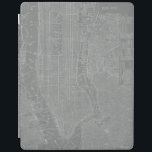 Cubierta De iPad Esbozo del mapa de Nueva York<br><div class="desc">Esbozo del Mapa de Nueva York. Artista: Vision Studio. ID de la imagen: 64746Z.</div>