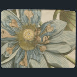 Cubierta De iPad Flor azul Lotus en un fondo tan simple con escritu<br><div class="desc">Una hermosa flor azul de loto en plena floración es el foco de esta pieza. El centro amarillo casi hipnotiza en su gloria. Añade un poco de elegancia a tu casa con esta impresión!</div>