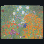 Cubierta De iPad Gustav Klimt Flor Jardín Naturaleza<br><div class="desc">Un bonito cuadro del jardín,  un cuadro clásico de Gustav Klimt,  llamado Cottage Garden,  o Bauergarten,  1907,  que se encuentra cerca de un jardín de flores,  un cuadro de flores de colores.</div>