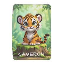 Baby Tiger | Cute Cartoon Kid's Nursery Art
