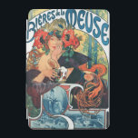 Cubierta De iPad Mini Bieres de la Meuse, Mucha<br><div class="desc">Alphonse Mucha (24 de julio de 1860 a 14 de julio de 1939) era un pintor, ilustrador y artista gráfico checo, que vivía en París durante el período Art Nouveau, más conocido por sus posters teatrales de estilo particular y decorativos, en particular los de Sarah Bernhardt. Produjo ilustraciones, anuncios, paneles...</div>