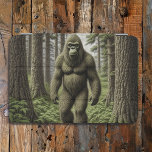 Cubierta De iPad Mini Caminando por los bosques<br><div class="desc">Sasquatch caminando a través de los árboles en el bosque arte ai.</div>