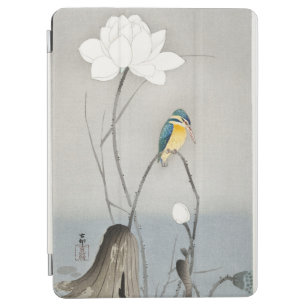 Cubierta De iPad Air CASO iPAD - Kingfisher con Lotus Flower