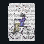 Cubierta De iPad Mini Cebra En Bicicleta<br><div class="desc">Transporte y viajes</div>