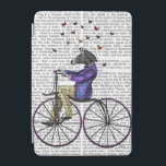 Cubierta De iPad Mini Cebra En Bicicleta<br><div class="desc">Transporte y viajes</div>