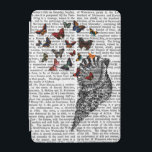 Cubierta De iPad Mini Conch Shell y mariposas 2<br><div class="desc">Animales y Naturaleza</div>