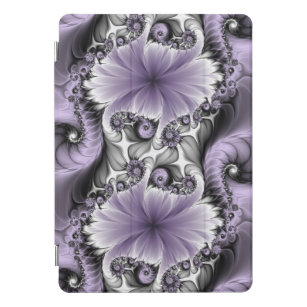 Cubierta Para iPad Pro Ilusión Lilac Resumen Arte Fractal Floral Fantasía