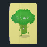 Cubierta De iPad Mini Ilustracion de personalizado de brócoli de baile c<br><div class="desc">Diversión vegetal con nuestro personalizado de brócoli bailando al estilo de un ilustracion adorable.</div>
