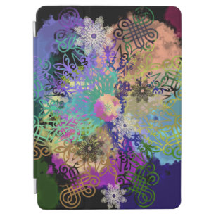 Cubierta De iPad Air Lugar geométrico de color Mandala
