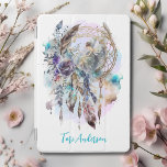 Cubierta De iPad Mini Mystical Dreamcatcher Fairy<br><div class="desc">Esta funda mística del iPad tiene un encantador soñador con un hermoso hada, flores, plumas y un delicado follaje. Personalizado con tu nombre, este mágico funda seguro que tendrá una atmósfera tranquila para tu iPad. Puede cambiar el tipo de letra y el color del texto si lo desea haciendo clic...</div>