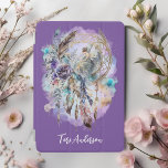 Cubierta De iPad Mini Mystical Dreamcatcher Fairy Lavender<br><div class="desc">Esta funda mística del iPad tiene un encantador soñador con un hermoso hada, flores, plumas y un delicado follaje. Personalizado con tu nombre, este mágico funda seguro que tendrá una atmósfera tranquila para tu iPad. Puede cambiar el tipo de letra, el color del texto o el color de fondo si...</div>