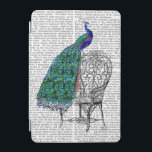 Cubierta De iPad Mini Peacock sobre la silla<br><div class="desc">Animales y Naturaleza</div>