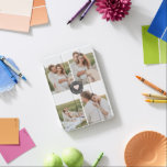 Cubierta De iPad Mini Regalo fotográfico familiar personalizado de grupo<br><div class="desc">Regalo fotográfico familiar personalizado de grupo moderno</div>