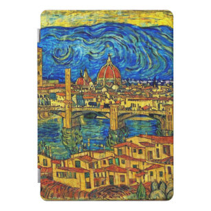 Cubierta Para iPad Pro Starry Starry Night Florence Italia