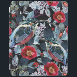 Cubierta De iPad Moda Floral Kingfisher Birds<br><div class="desc">El diseño de esta moda incluye dos aves de pescador entre las flores y follaje rojos y azules. #kingfisher #birds #moderna #moda #elegante #floral #floral #floral #follaje #naturaleza #bosque #lago #bosque #diseño elegante #diseñador #trendy #trending #ipad #ipadcase #electrónica #rojo #burgundy #azul #verde azulada #casa #oficina #trabajo #escuela #regalos #moda #estilode...</div>