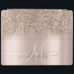 Cubierta De iPad Purpurina moderno Ombre Rosa Gold<br><div class="desc">Elegante purpurina oscuro en un rosa dorado. Un diseño elegante y refinado.</div>